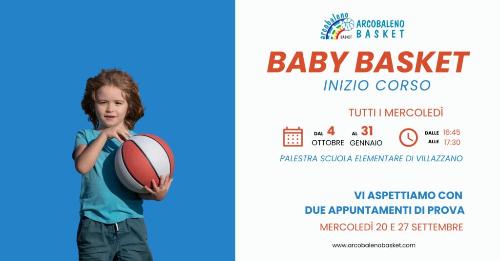 Baby Basket Inizio Corso - Arcobaleno Basket